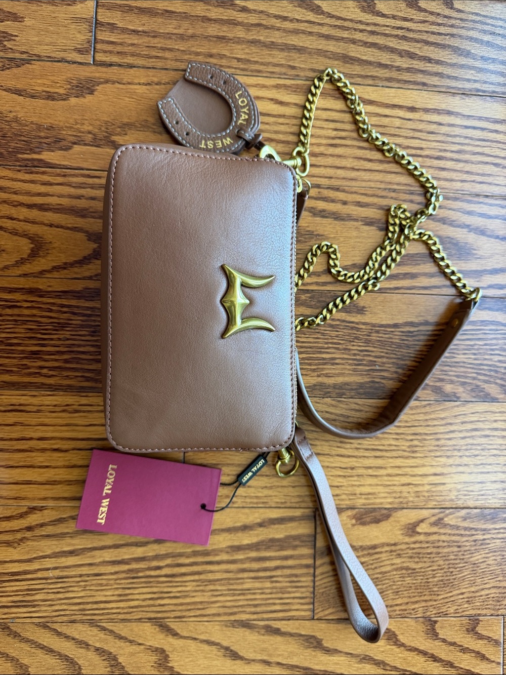 Myra Bags Loyal West Brown Leather Crossbody Bag NWT